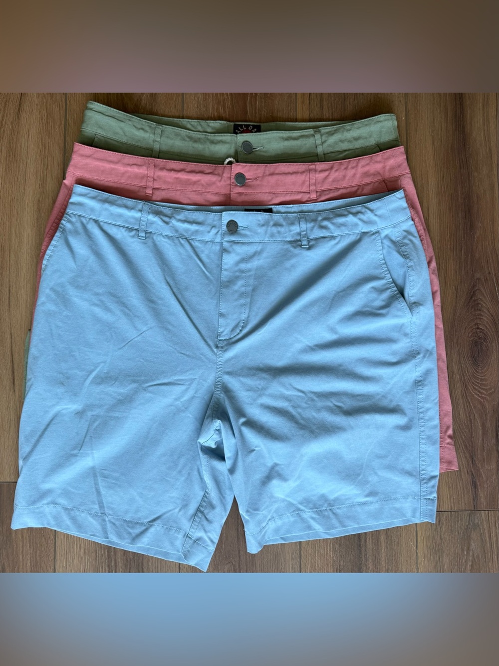 Faherty All Day Shorts Mens Size 38 Hybrid Chino 9” Inseam LOT Of 3